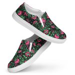 [Floral Bloom] Mystic Flora Women’s Slip-on Canvas Shoes