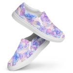 [Floral Bloom] Lilac Muse Women’s Slip-on Canvas Shoes